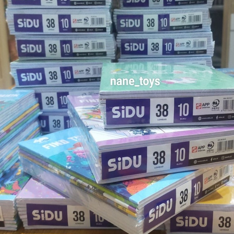 

KODE E6Q5 Buku Tulis Sidu 38 Lembar Pack Isi 1 Buku Buku Tulis Sidu Buku Tulis Sinar Dunia