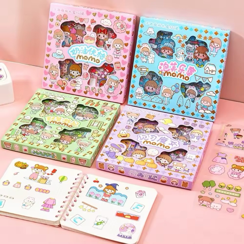 

[SALE] 100 LEMBAR STICKER MOMO MOMOJANG LUCU VIRAL ANAK STAMP REWARD CUTE ISI 100 LEMBAR