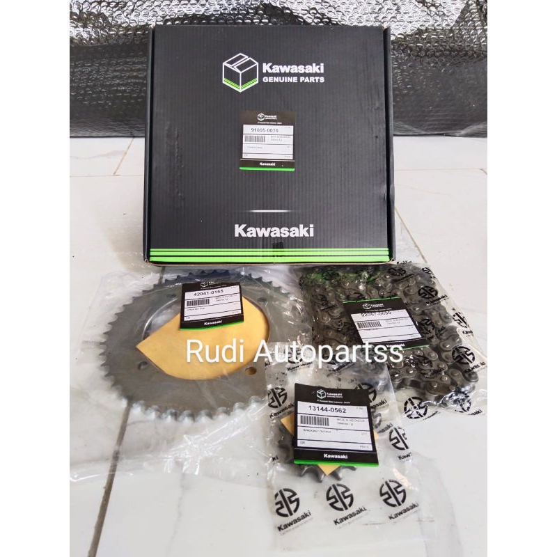 GEAR SET 1SET KAWASAKI KLX 150/L/S/BF/D TRECKER ORI SUNSTAR
