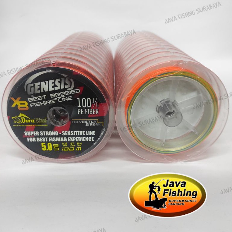 Benang PE  Senar Pancing Duraking Genesis X8 1M KODE P5D9