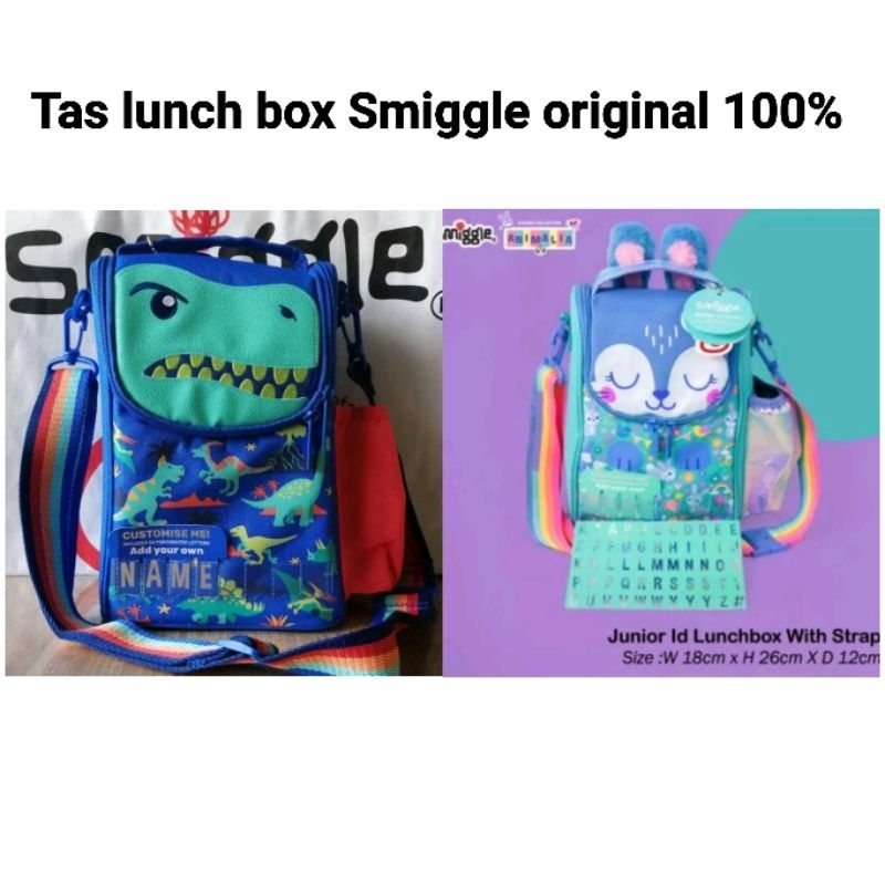 smiggle lunch bag original 100% tas bekal anak asli smiggle