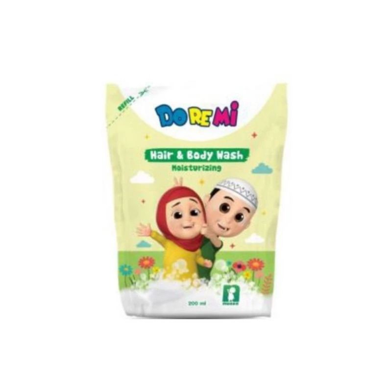 DOREMI Nusaa Rara  Hair & Body Wash Moisturizing 200ml - Sabun Mandi Cair