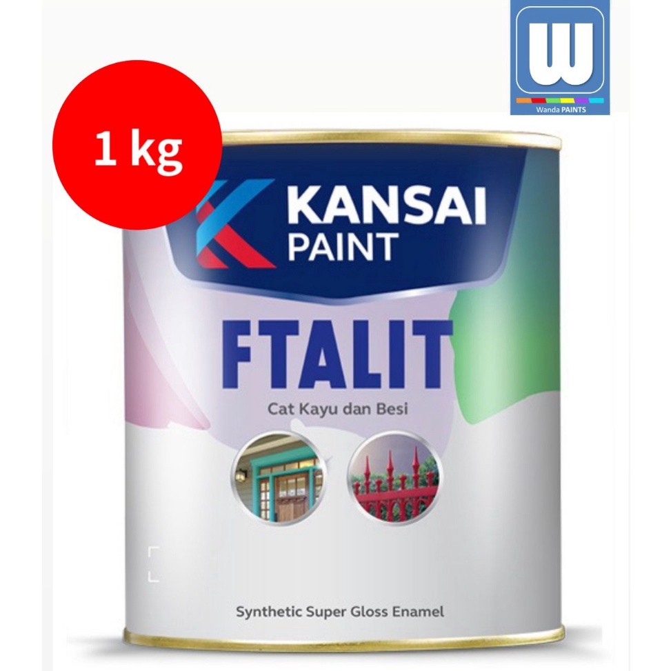 

KODE V6S7 CAT FTALIT 1 KG WARNA DOFF SEMI GLOSS