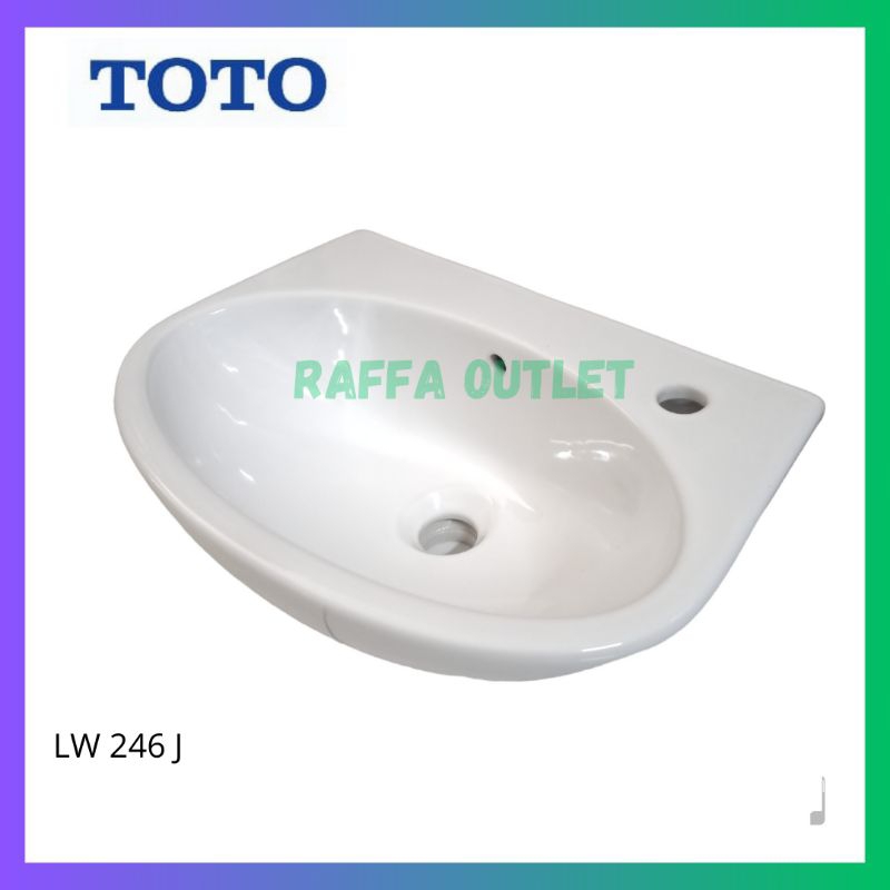 WASTAFEL SET TOTO LW 246 J / WASTAFEL SET KOMPLIT / WASTAFEL SET KOMPLIT TOTO LW 246 J