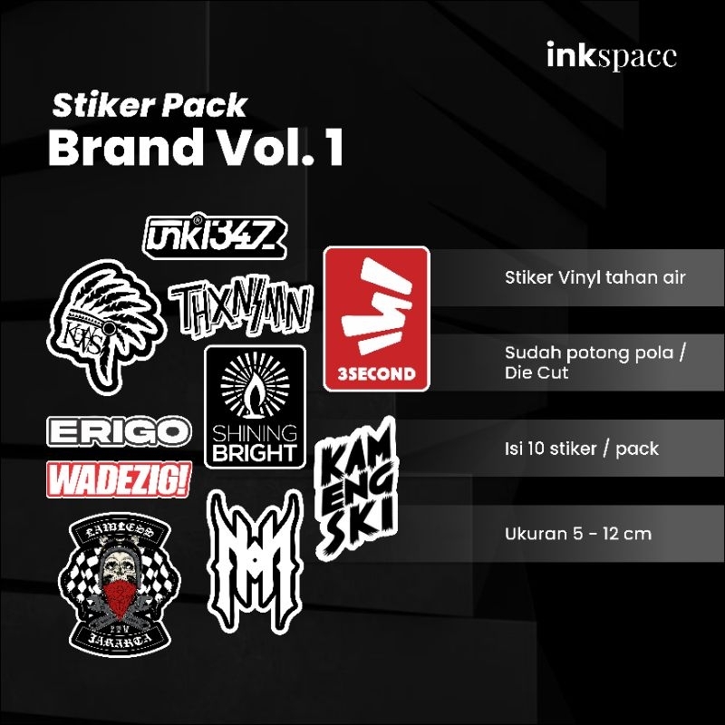 

Sticker Pack Lokal Brand Vol.1
