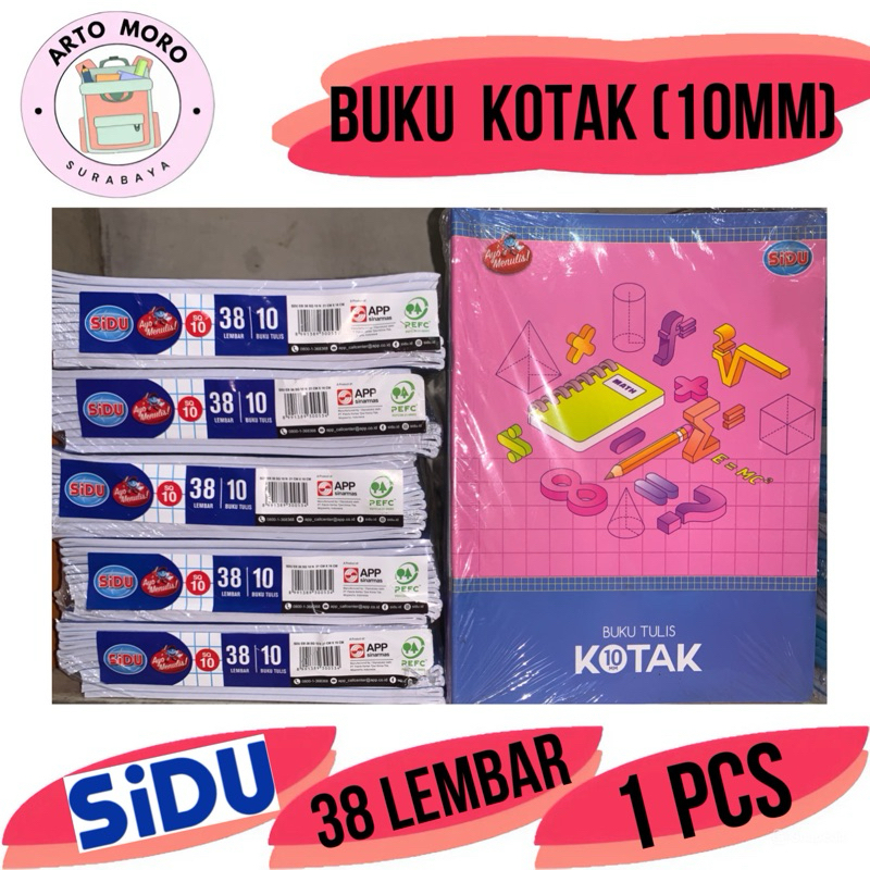 

BUKU KOTAK 10MM SIDU (1 PCS) READY STOCK SURABAYA