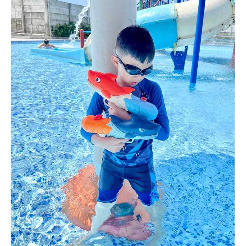 Mainan Anak Pist0l Bentuk hiu / Water Gun Shark / PistolAir / Water Gun / Mainan Air Anak / Mainan A