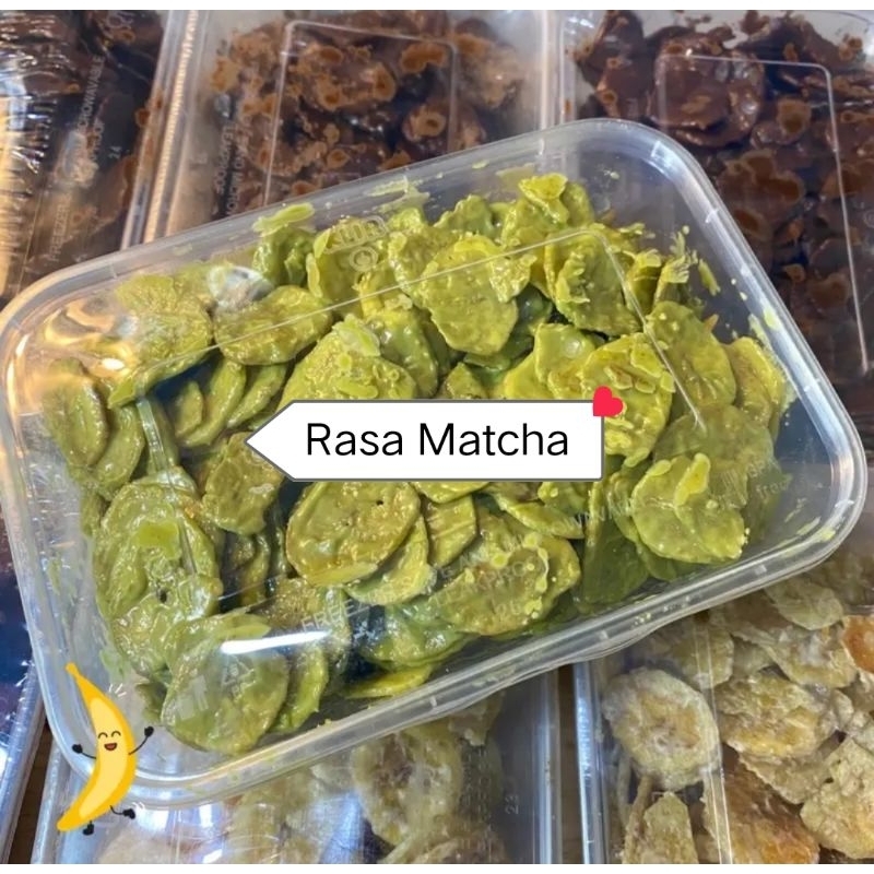 

KERIPIK PISANG COKLAT LUMER || RASA MATCHA