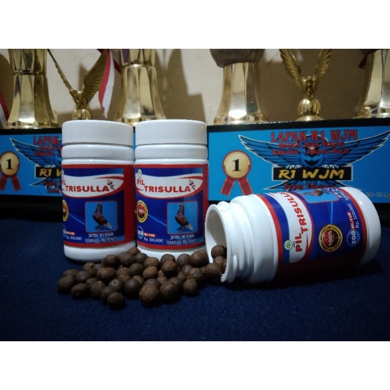 JAMU MERPATI PIL TRISULA JAMU MERPATI KOLONG SUPER TENAGA GIRING KERAS FUL STABIL PIL TRISULA JAMU B