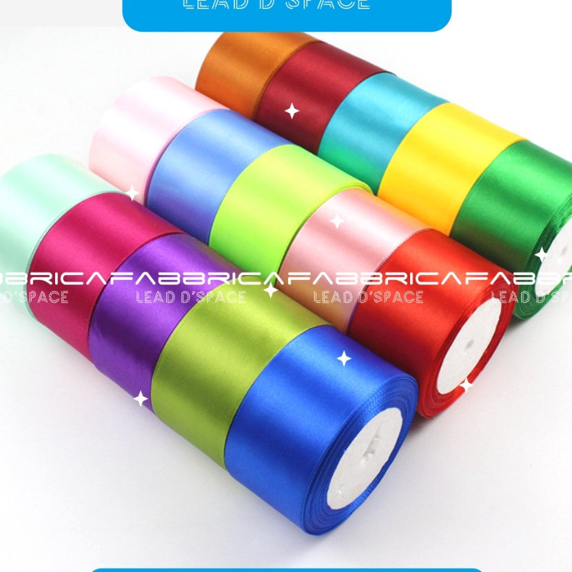 

murah Fabbrica Pita Satin 5 cm 2 inch Pita Kado Hampers Parsel Hantaran 5cm