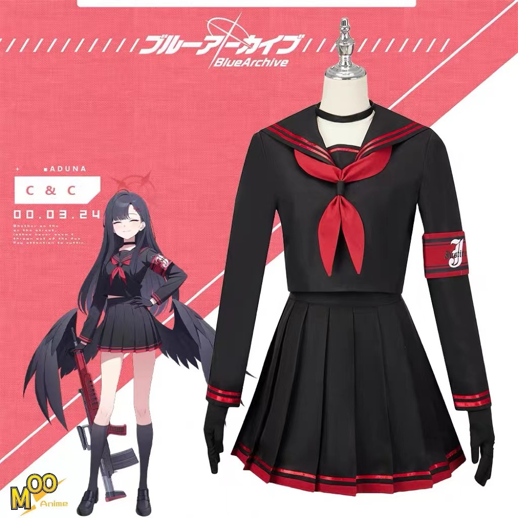 Blue Archive cosplay costume Nakamasa ichika cosplay costume and wig Game anime party costumes