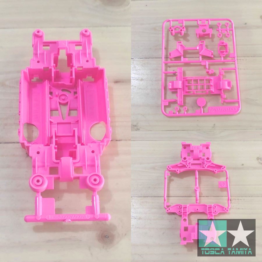 Tamiya MS pro Pink ( Center, NT, Gearbox) Original Loskit Raikiri