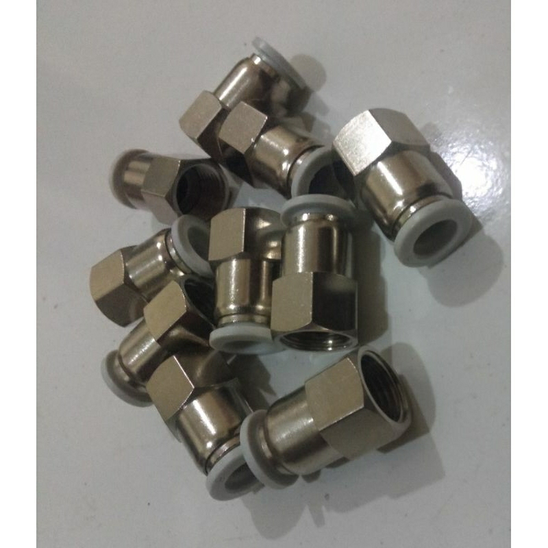 Neple Conektor Untuk Spray Fan Misty Cool, Drat 1/4 " - Selang 8 mm, & 10 mm