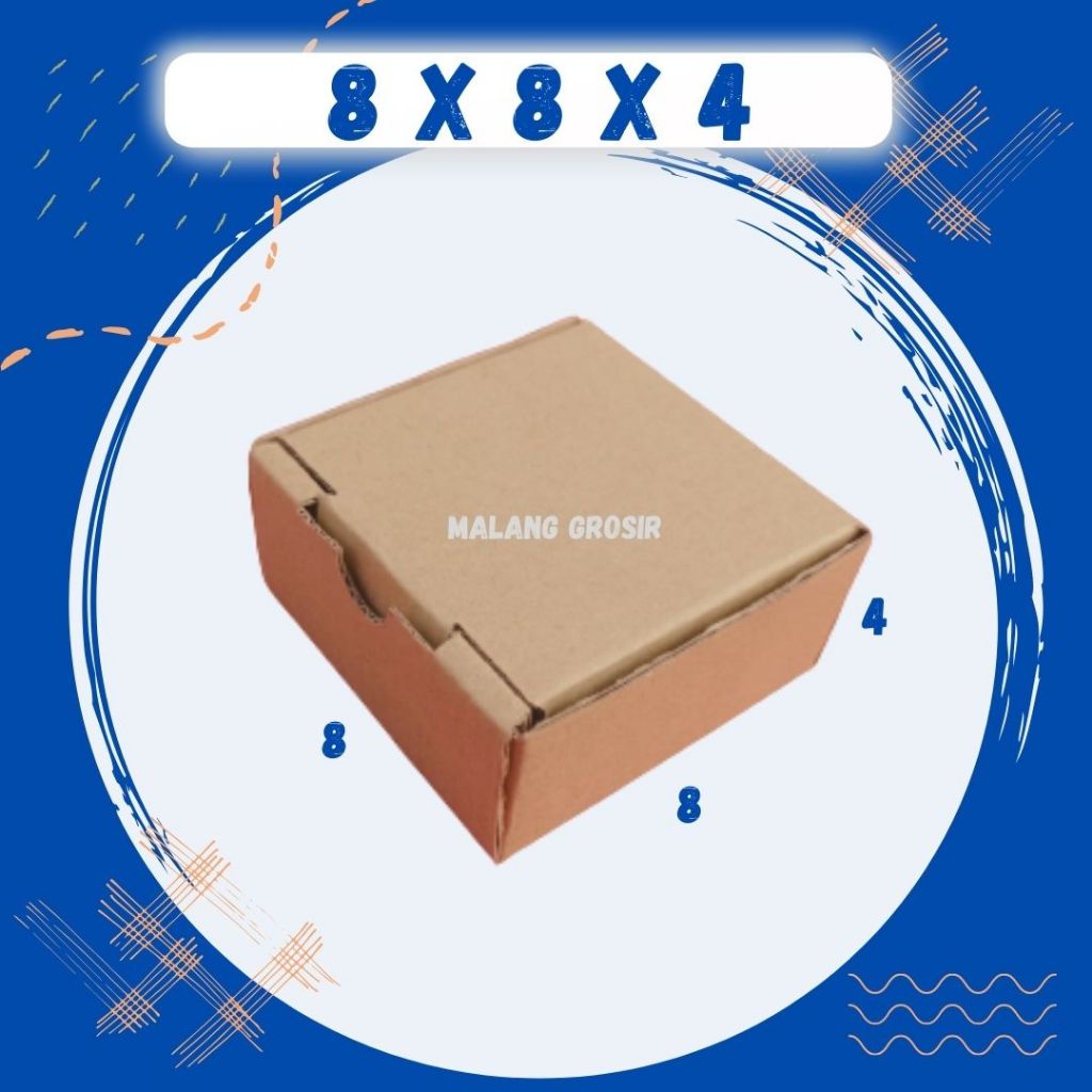 

Box 8x8x4 LD Kardus Packing Madu Hampers Kotak Kemasan Box Souvenir Karton Sparepart Minyak Wangi