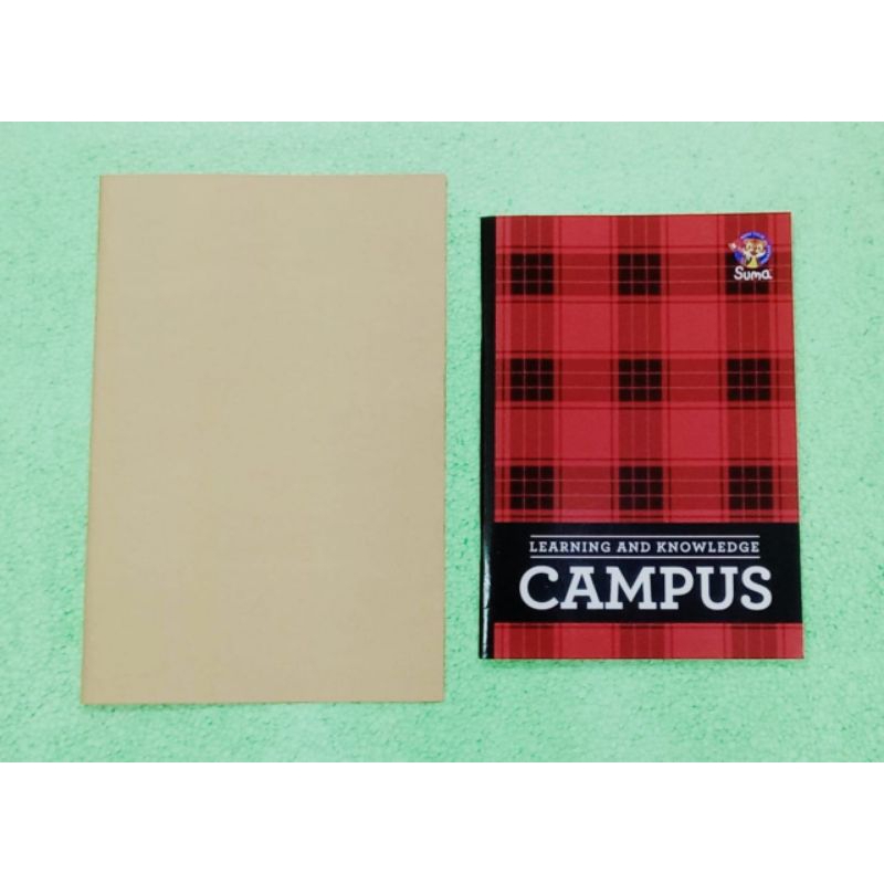 

Sampul Buku Cokelat Polos Boxy Campus/big boss