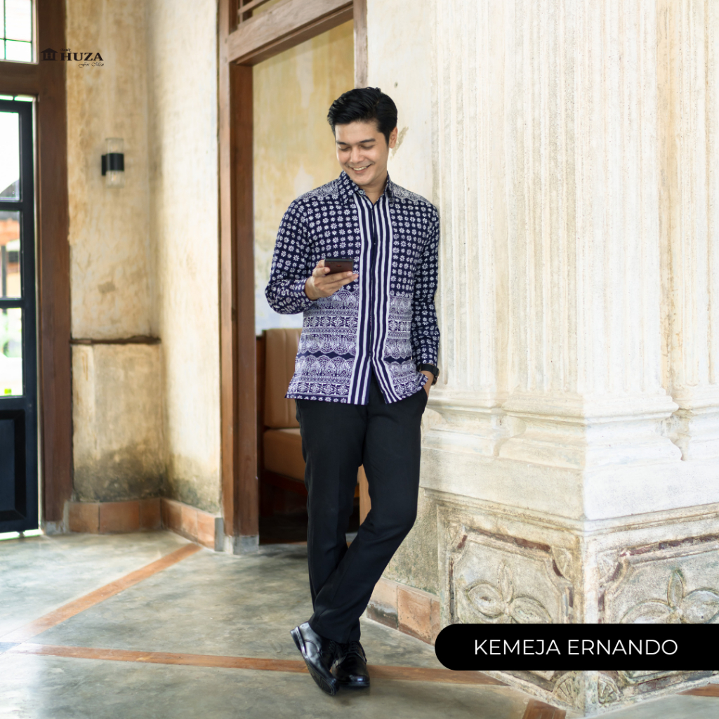 Batik Huza Men | Kemeja Batik Pria | Kemeja Batik Ernando