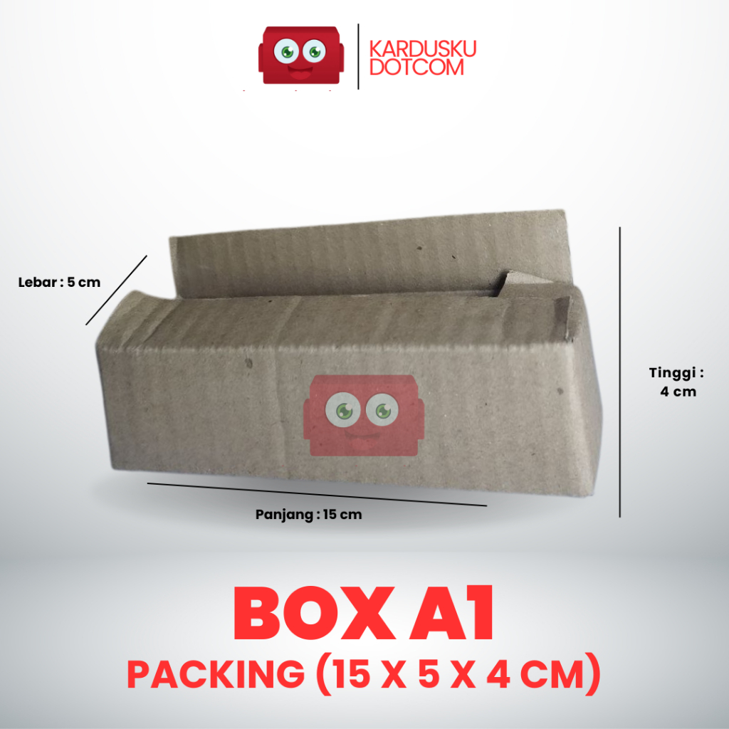 

Kardus Kecil Ukuran 15x5x4 cm / Box Karton Cogurated Diecut B-Flute Dus Packing