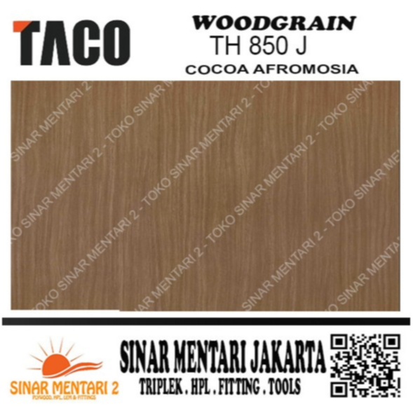 TACO HPL WOODGRAIN TH 850 J COCOA AFROMOSIA