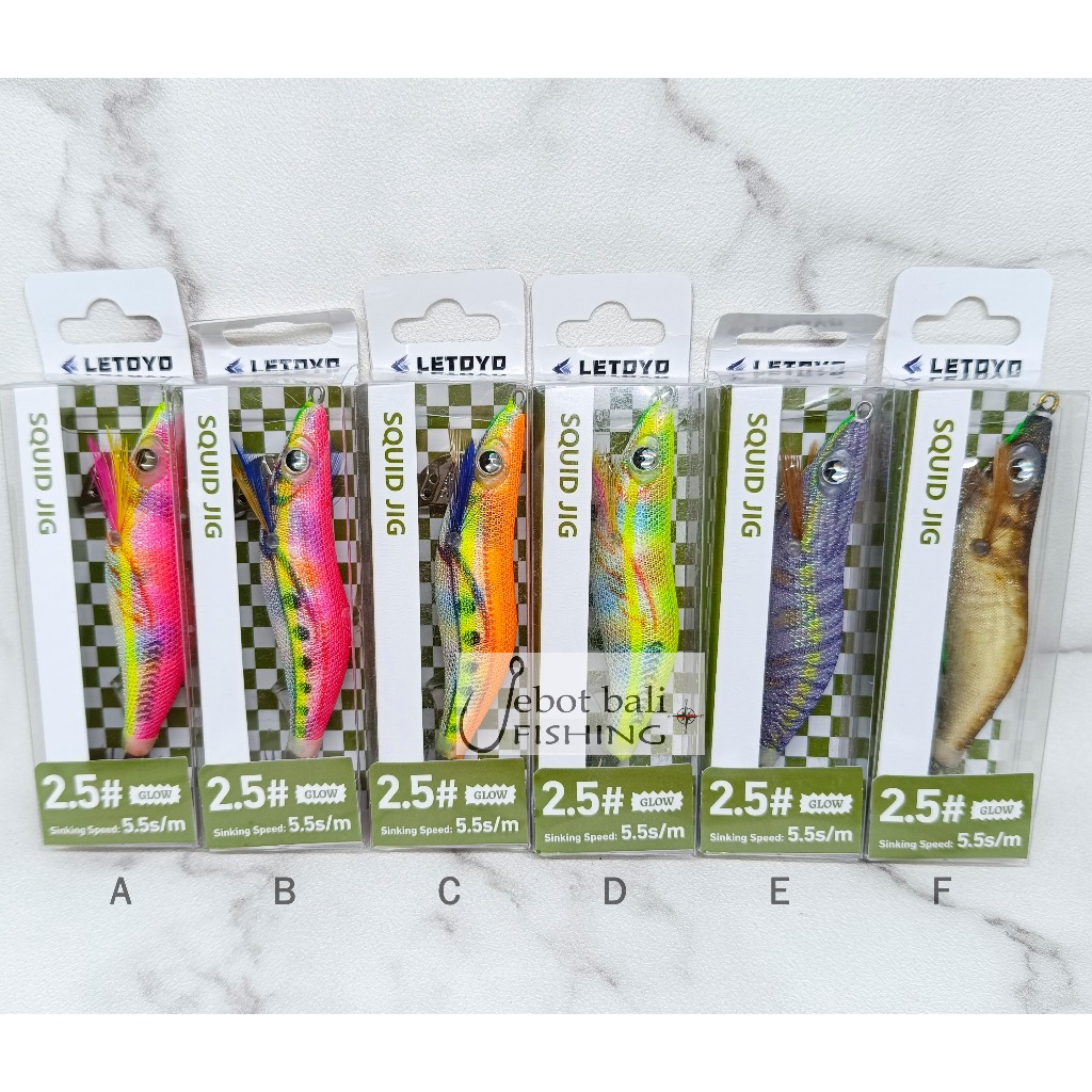 Egi Letoyo Model OH K 2.5 - Umpan Pancing Cumi - Squid Jig - Eging