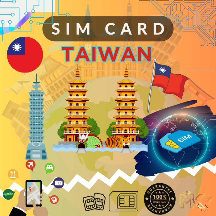 MKTRAVEL - Sim Card Data Internet TAIWAN Sim Card