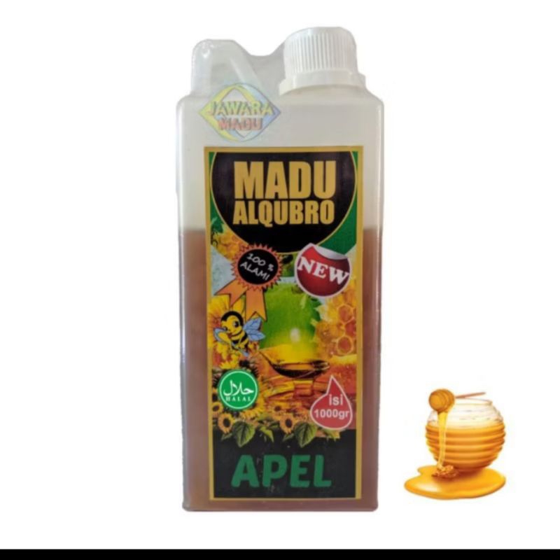 

Madu Al Qubro Nektar Apel Isi 1KG