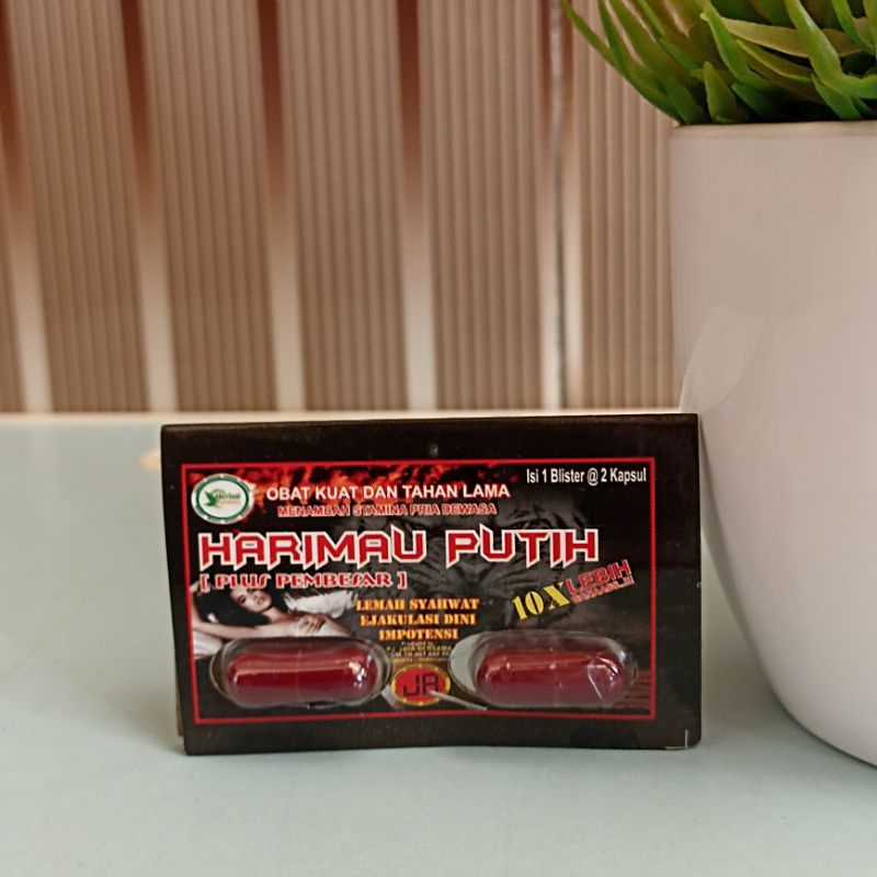 OBAT KUAT OBAT TAHAN LAMA HARIMAU PUTIH (1 BLISTER) VITALITAS PRIA DEWASA OBAT TAHAN LAMA OBAT EDI