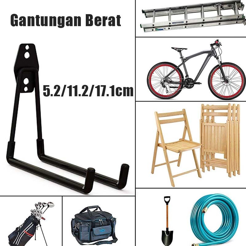 Gantung Sepeda Dinding Heavy Duty Gantungan Alat Breket Sepeda Dinding Cantolan Sepeda Storage Hooks