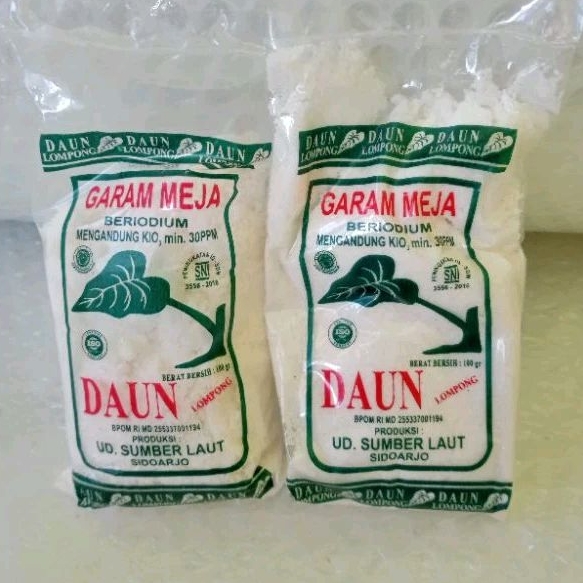 

GARAM MEJA DAUN LOMPONG BERYODIUM 100 GRAM