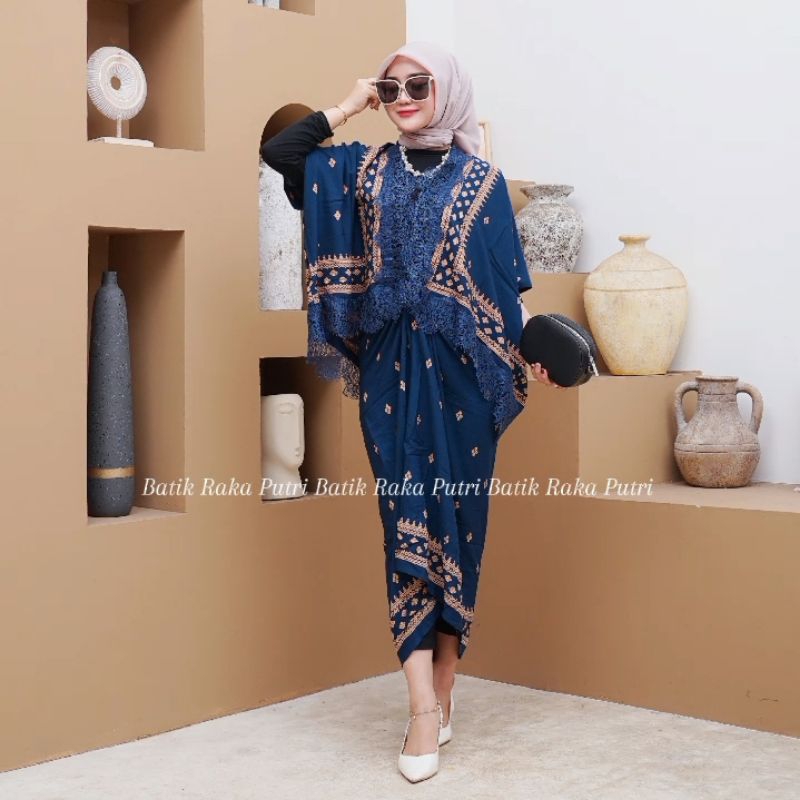 Setelan Baju Kondangan Cardigan Baju Kondangan wisuda Oneset Cardigan Trendy