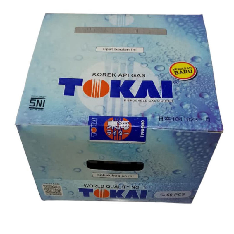 Korek Api Gas Tokai Isi 50 Pcs Original