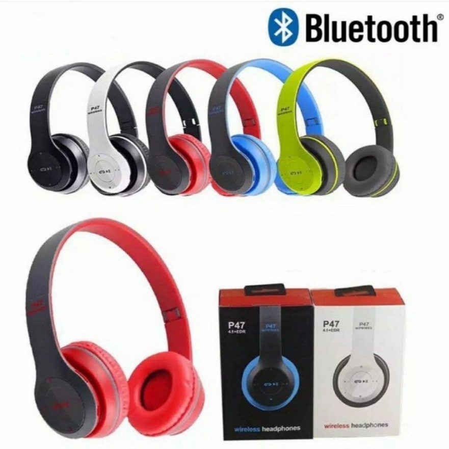 Headset Wireless Pro Bass P47 headset Bluetooth p47 headset bluetooth