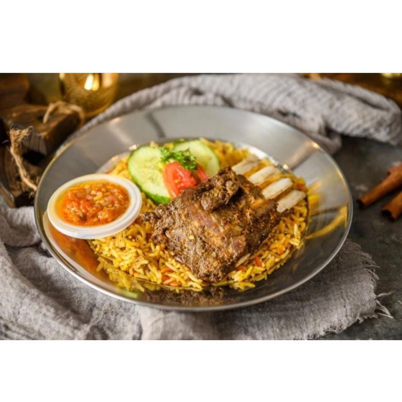 

Frozen Nasi Kebuli Kambing / Nasi Briyani / Nasi Mandhi / Ready to Eat