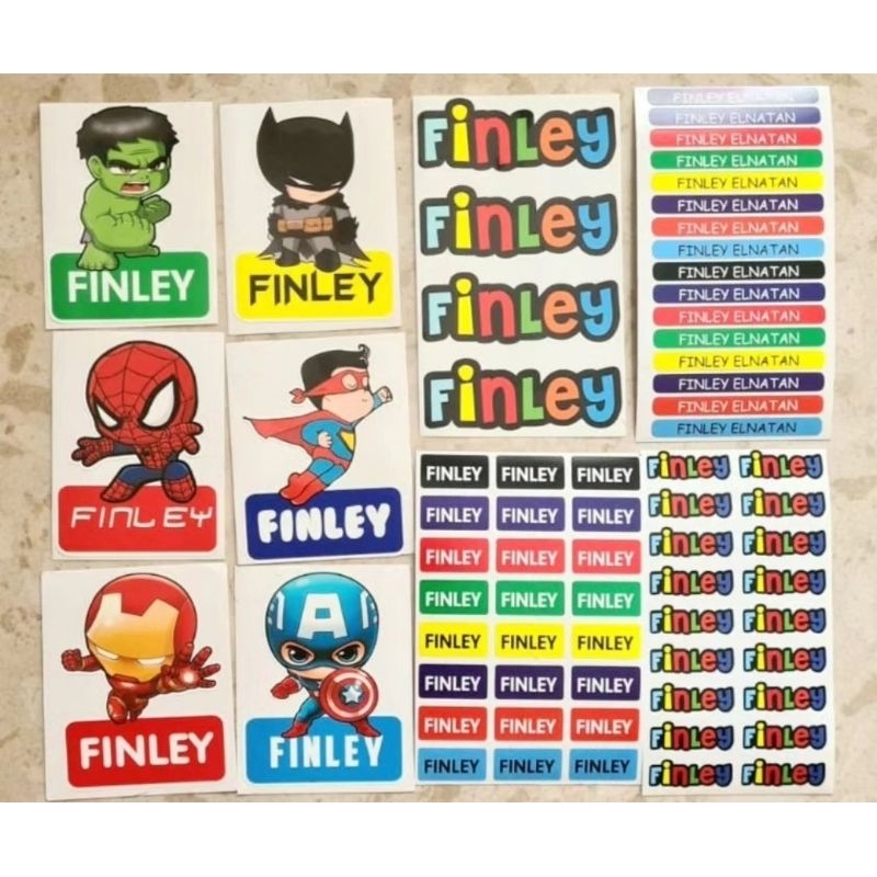 

Stiker waterproof (PO)