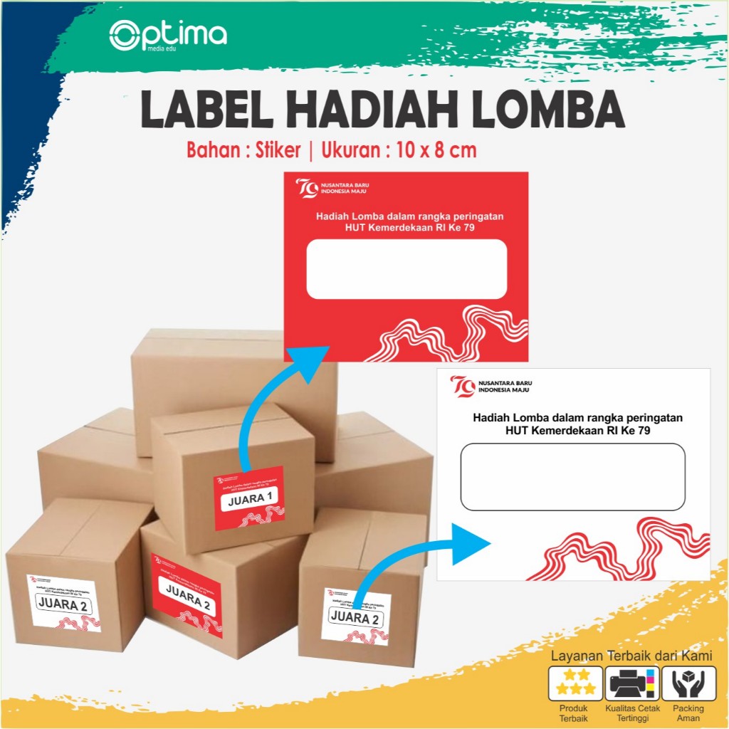 

Label Hadiah Lomba HUT RI tahun ini