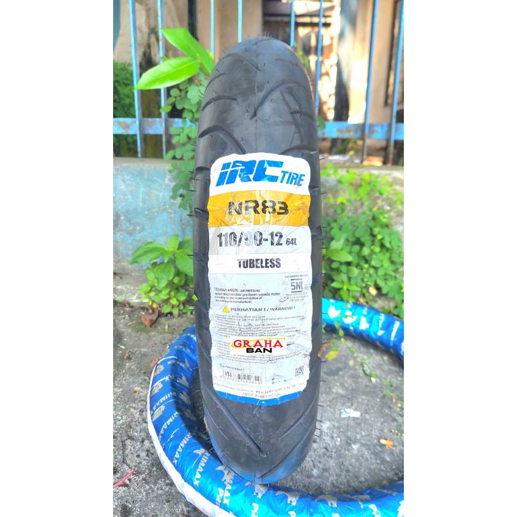 BAN TUBELESS IRC 110/90-12 RING 12 ban irc 110/90-12 ban 110/90-12 ban tubles ban motor ring 12 ban 