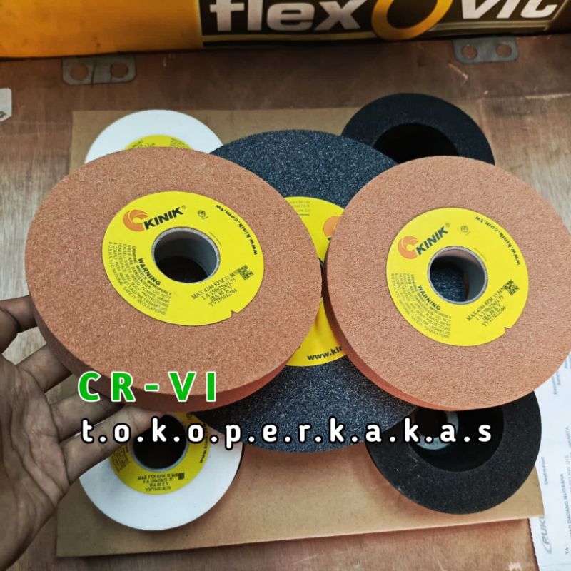 Kinik Batu Gerinda Poles 1A 150 × 25 × 31.75 Grit 60 Batu Gerinding Wheel Kinik