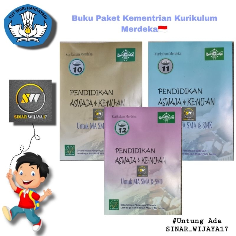 Buku Paket Aswaja Dan Ke NU An Kelas 10.11.12 Ma/Sma Kurikulum Merdeka