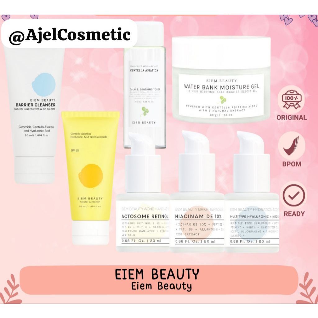 em Beauty Baby Face Acne Free Serum, actosome retinol 1.5% Serum Hyaluronic & Niacinamide Eiem Beaut