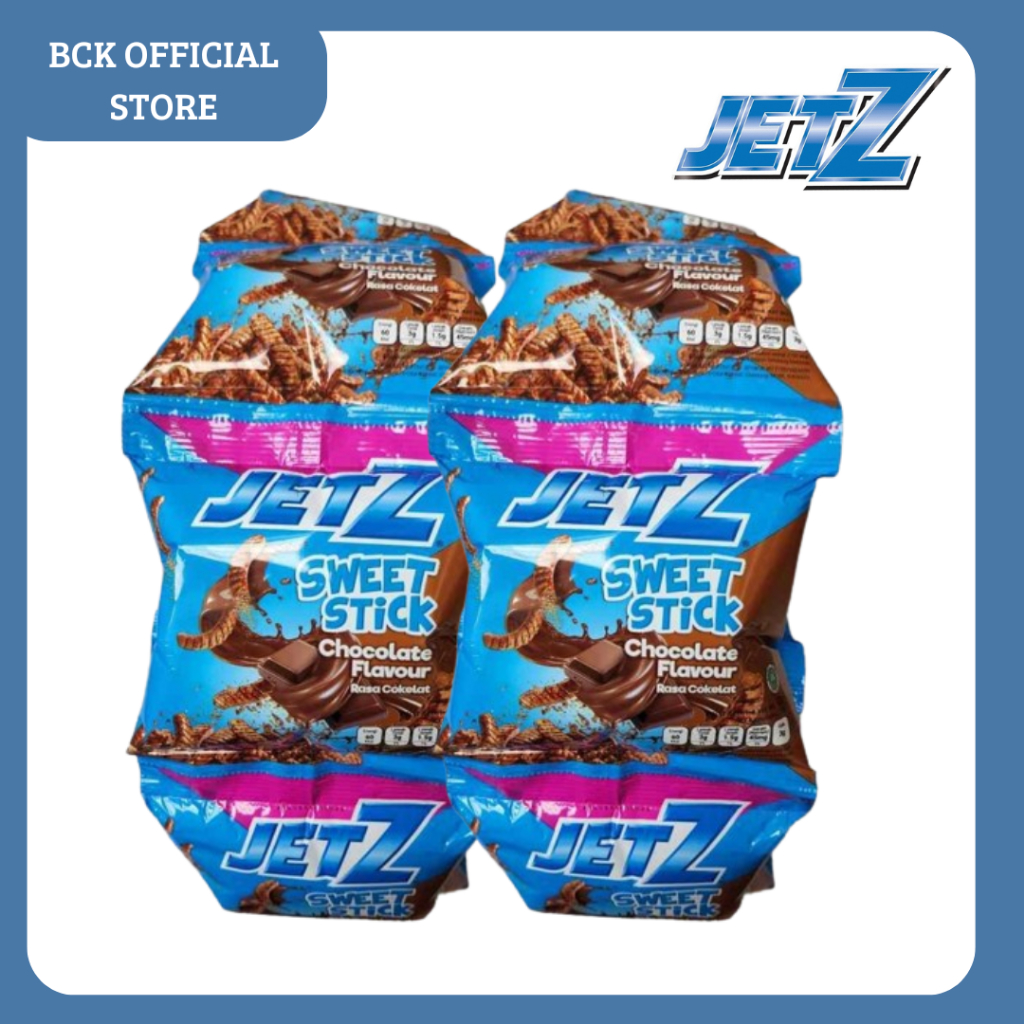 

JetZ Sweet Chocofiesta /JetZ Snack Sweet Stick Coklat 10x20gr (1Renceng)