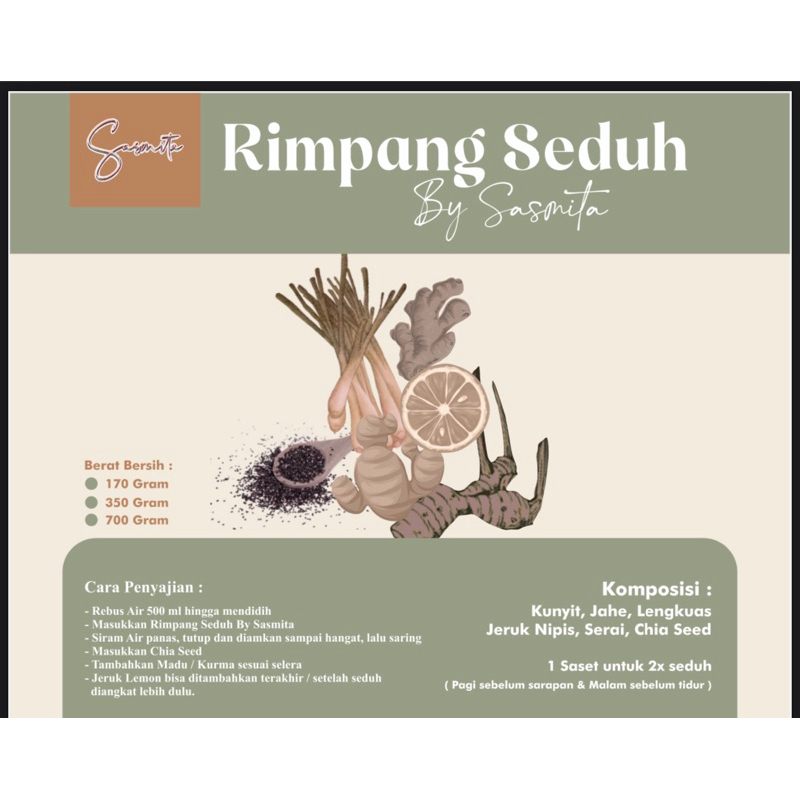 

RIMPANG SEDUH BY SASMITA