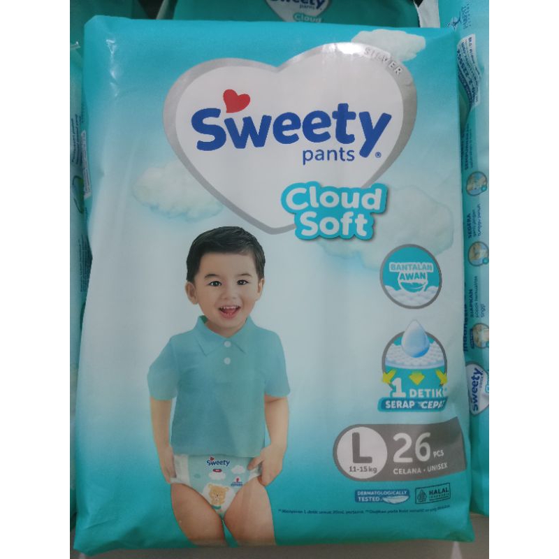 popok sweety Pants silver L26