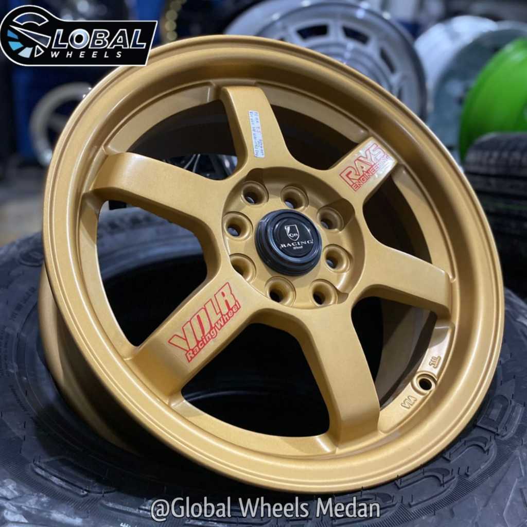 Velg Mobil TE37 Ring 15 Bronze Pcd4x100-114,3 Avanza,Brio,Agya