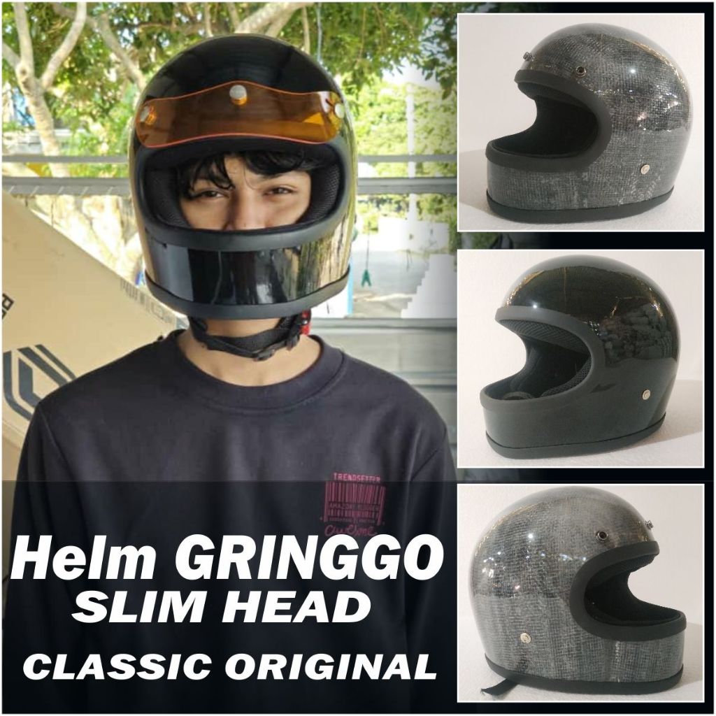 HELM GRINGO SLIM HEAD SHOLIT AX.700 CUSTOM BONUS PED TRASPARAN