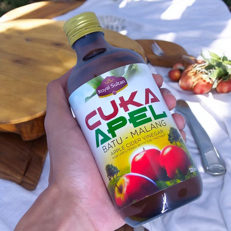 

Cuka Apel Batu Malang Royal Sultan Apple Cider Vinegar 320 ml