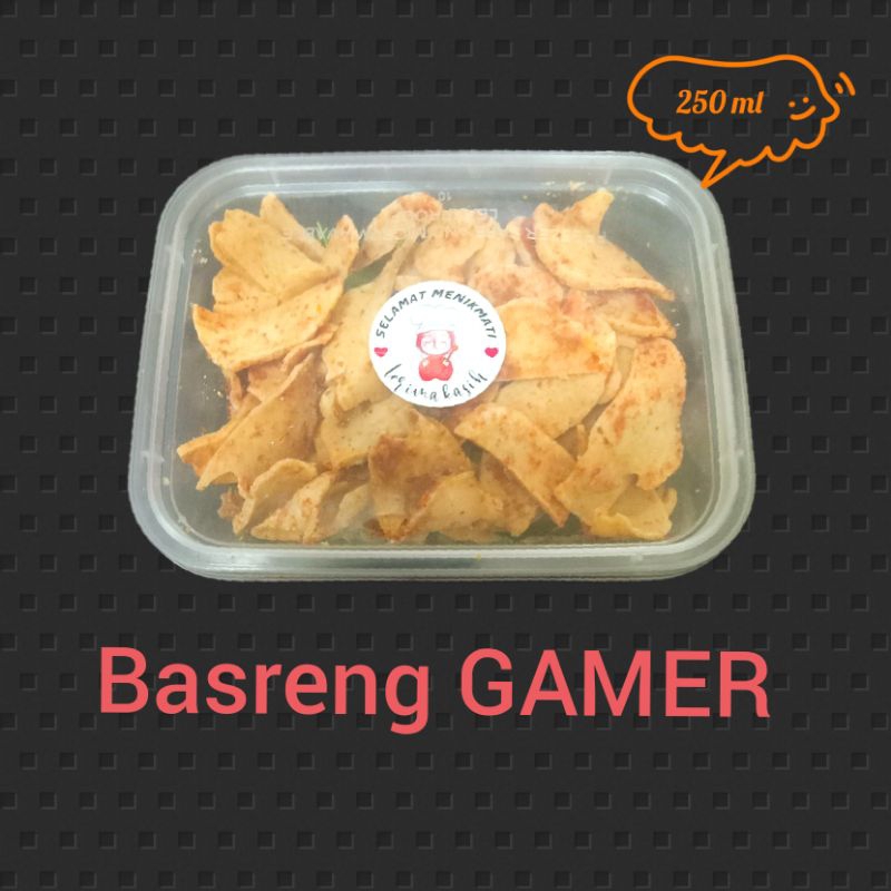 

basreng GAMER pedas manis daun jeruk @250 ml