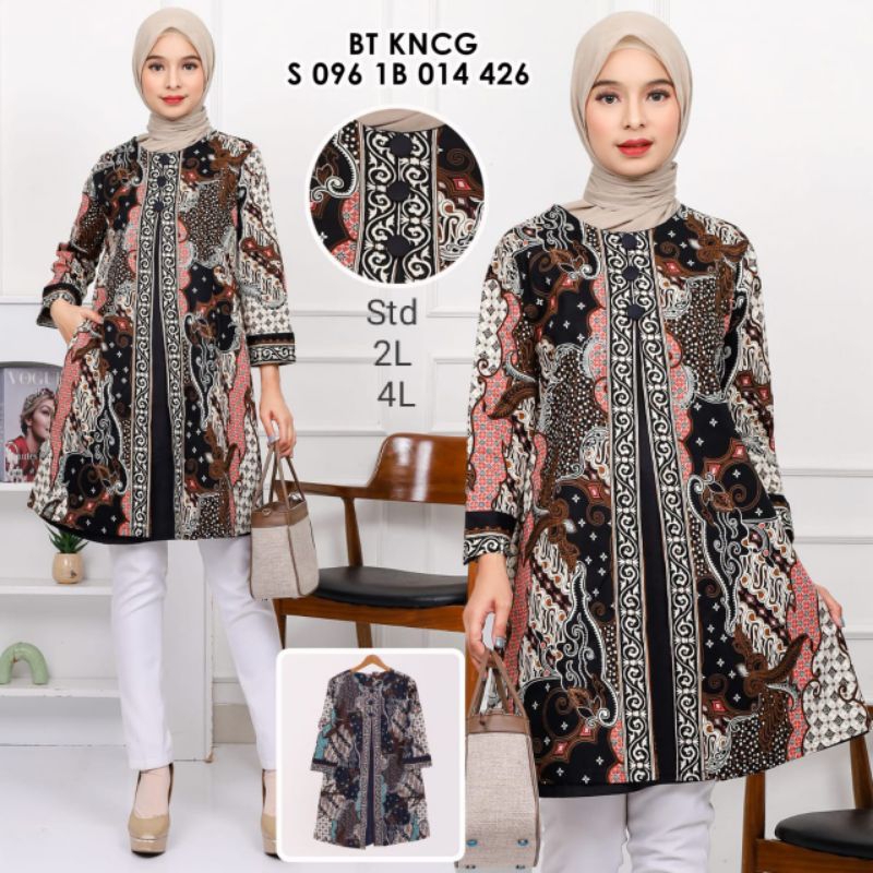 E416 - Dress Katun Stretch XXL Premium (2 MODEL)