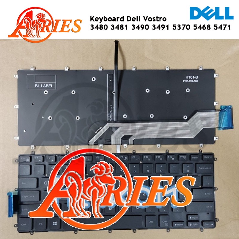 Keyboard Laptop Dell Vostro 3480 3481 3490 3491 5370 5468 5471