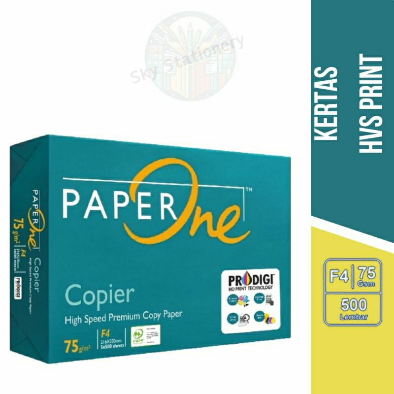 

Kertas HVS F4 PAPER ONE 75gr 1 rim