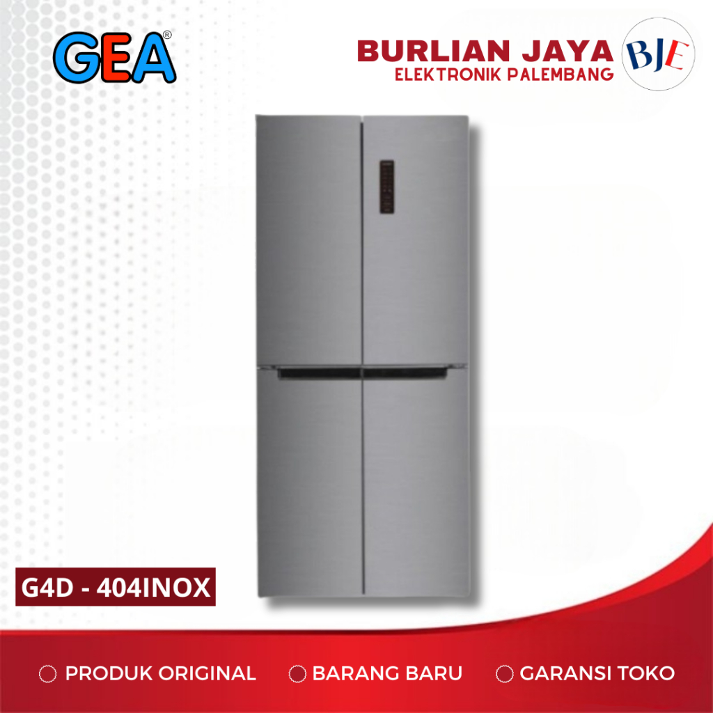 KULKAS SIDE BY SIDE GEA G4D-404 INOX KULKAS SIDE BY SIDE INOX PALEMBANG