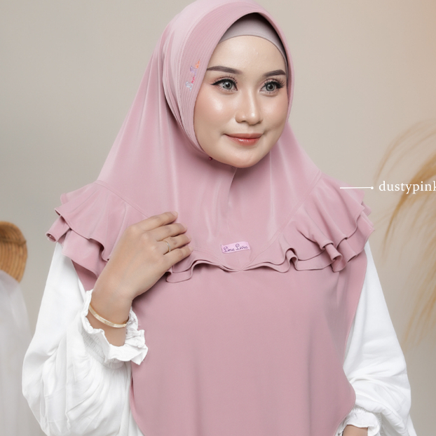 Hijab Rempel Bergo Couple Ceysha Mom Linalivia